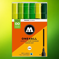 Molotow Pack 6 Acrylic Markers One4all 4mm Green Set