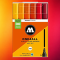 Molotow Pack 6 Acrylic Markers One4all 4mm Hot Set