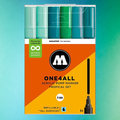 Molotow Pack of 6 One4all Acrylic Markers 4mm Tropical Set