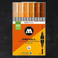 Molotow Pack 6 Rotuladores Acrílicos One4all 1,5mm-4mm Wood Set