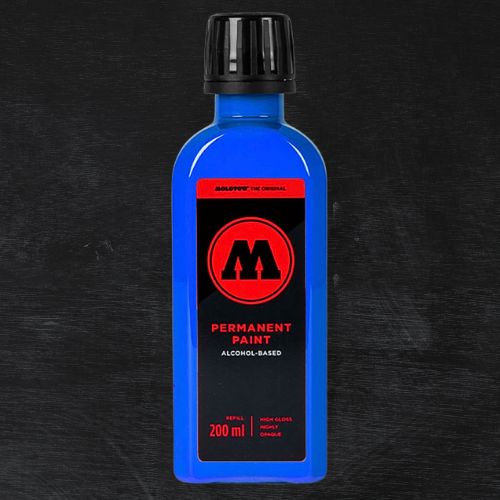 Molotow Permanent Paint Alcohol Refill 200ml Tulip Blue