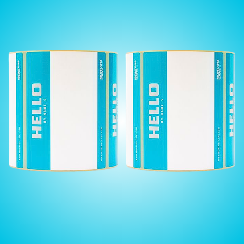 Montana "Hello my name is..."  Roll of Stickers 500 pegatinas