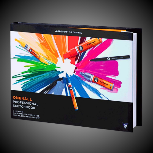 Caderno de desenho profissional One4All DIN A5