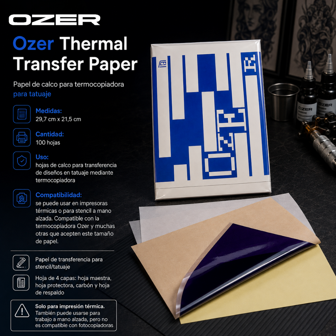 Ozer Thermal Transfer Paper 100 Unidades
