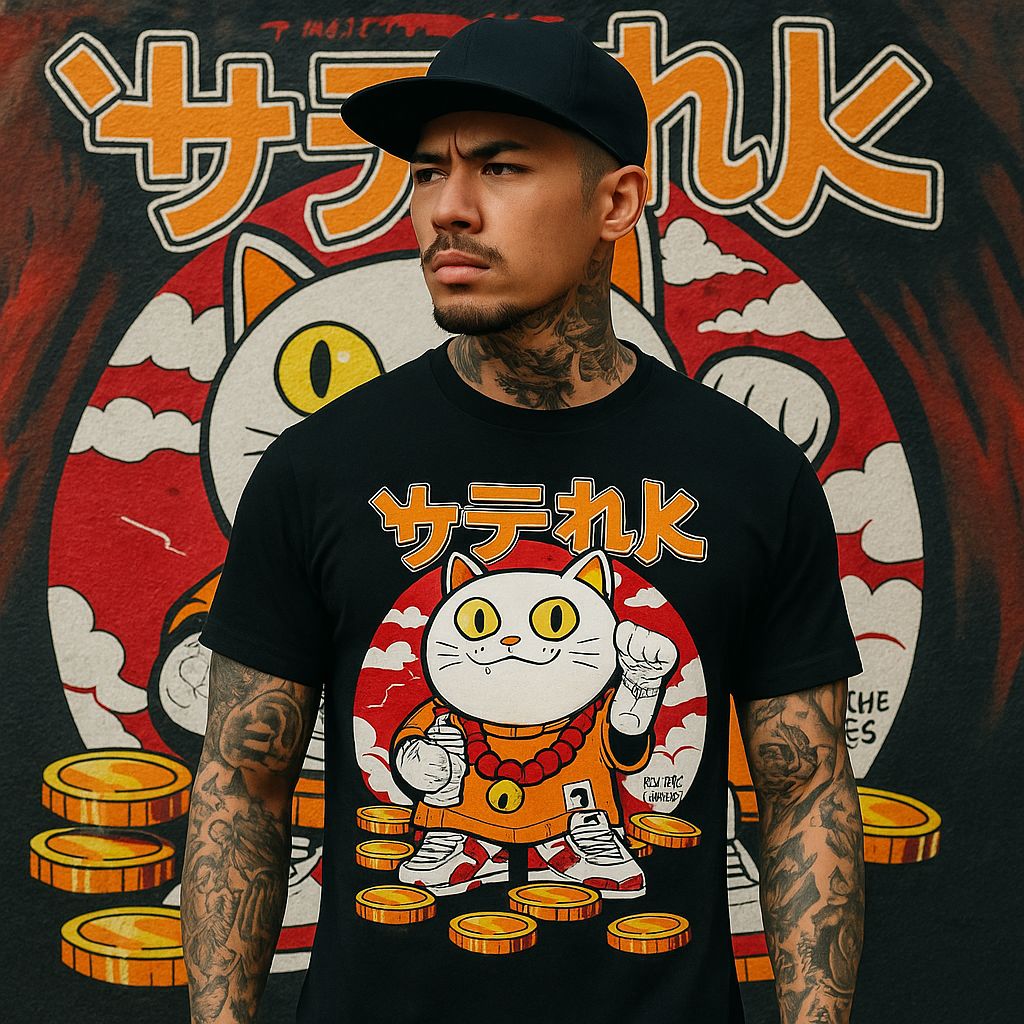 Hink Maneki Neko T-Shirt