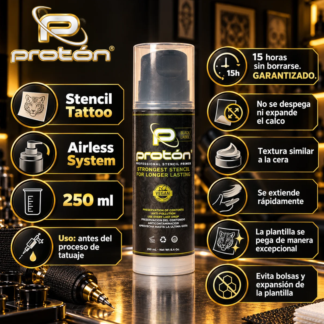 Sistema Airless Proton Preto 250ml