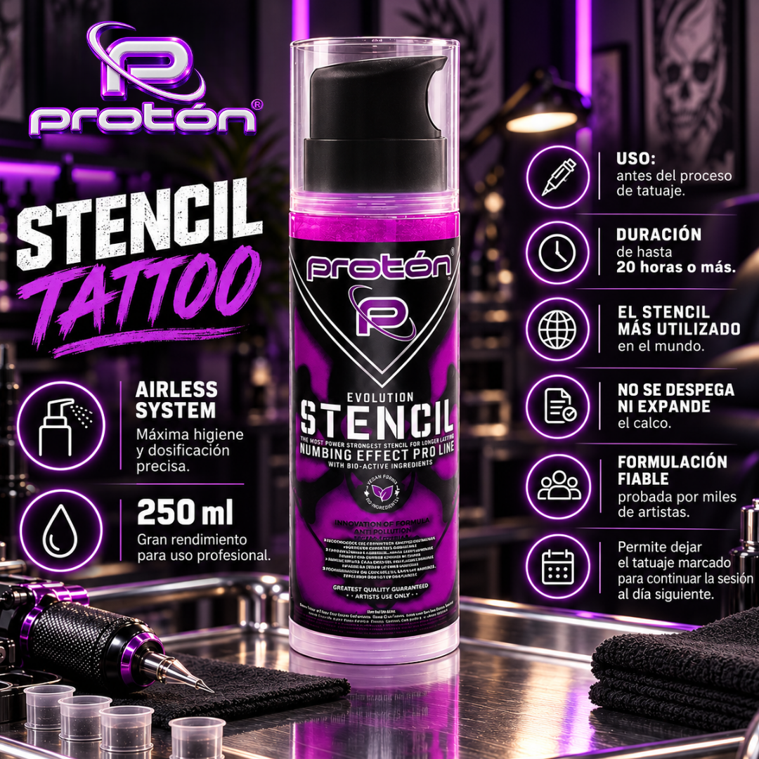 Guia de Stencil para Evolução de Protões
