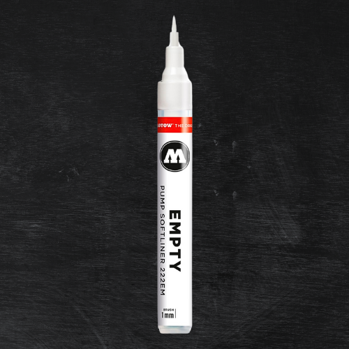 Molotow Rotulador vacío punta pincel softliner 222EM
