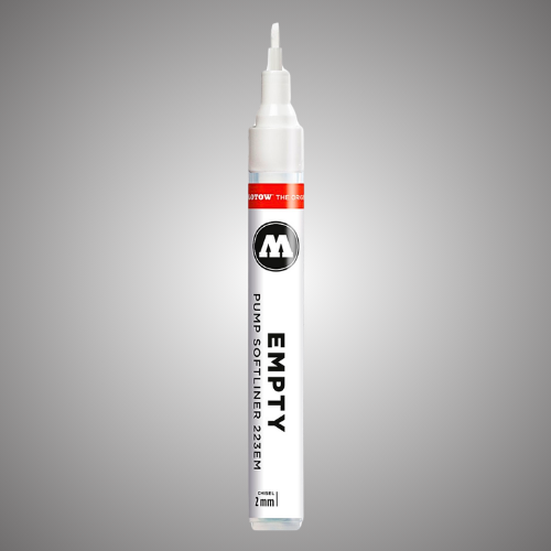 Marcador Softliner com Ponta de Pincel Vazio Molotow 223EM