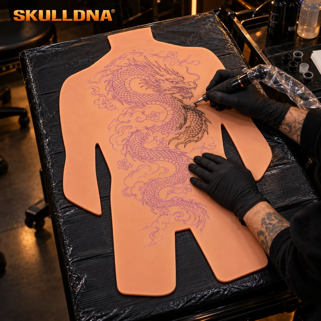SkullDNA Piel Sintética Espalda completa con Brazo y Muslo
