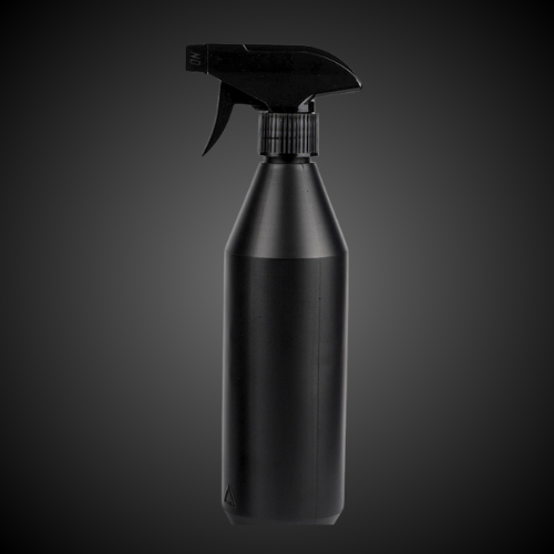 Spray de plástico preto