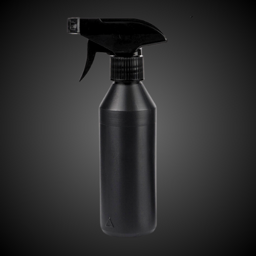 Spray de plástico preto