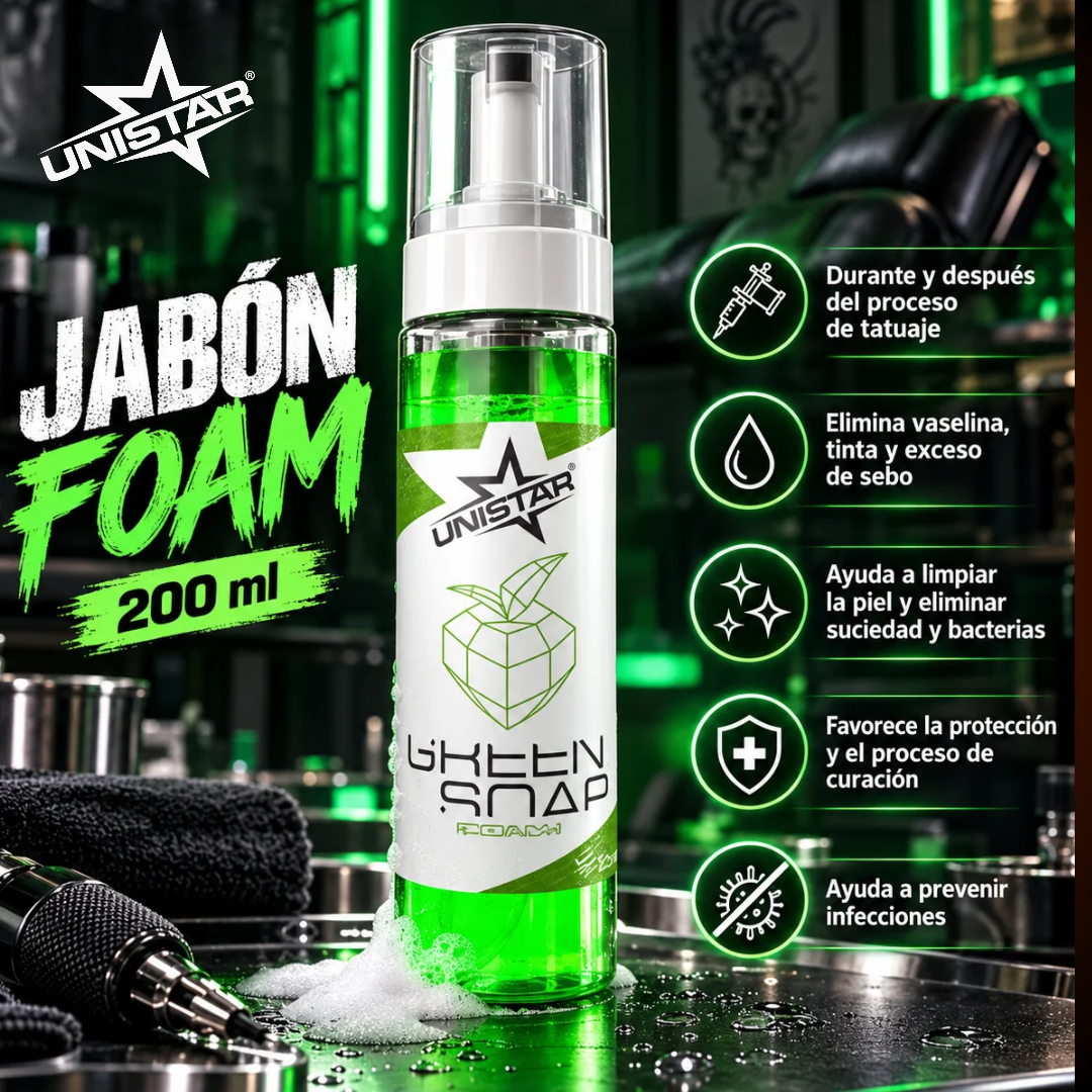 Sabonete em espuma Unistar Booster 200ml
