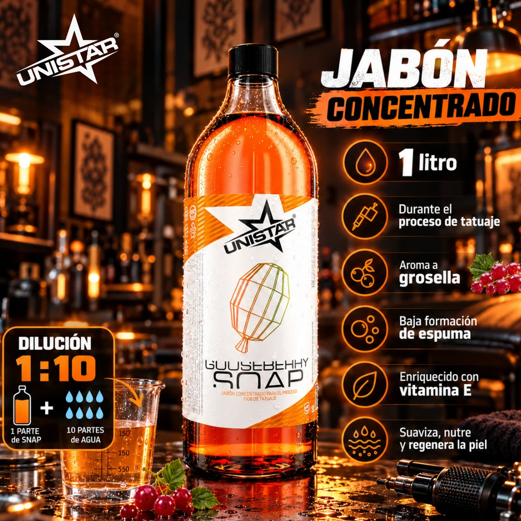 Sabonete Unistar de Groselha 1L