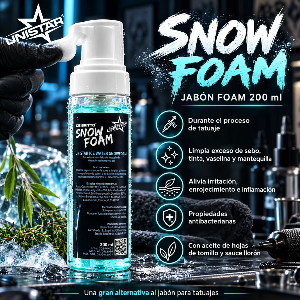 Espuma de água gelada Unistar 220 ml