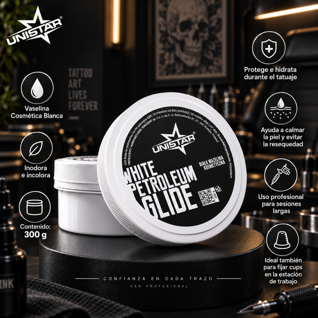 Unistar White Petroleum Glide 300ml