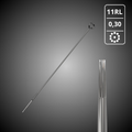 Agulhas económicas com haste redonda