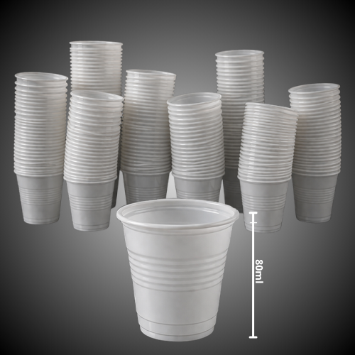 Vasos Desechables 80ml 100uds