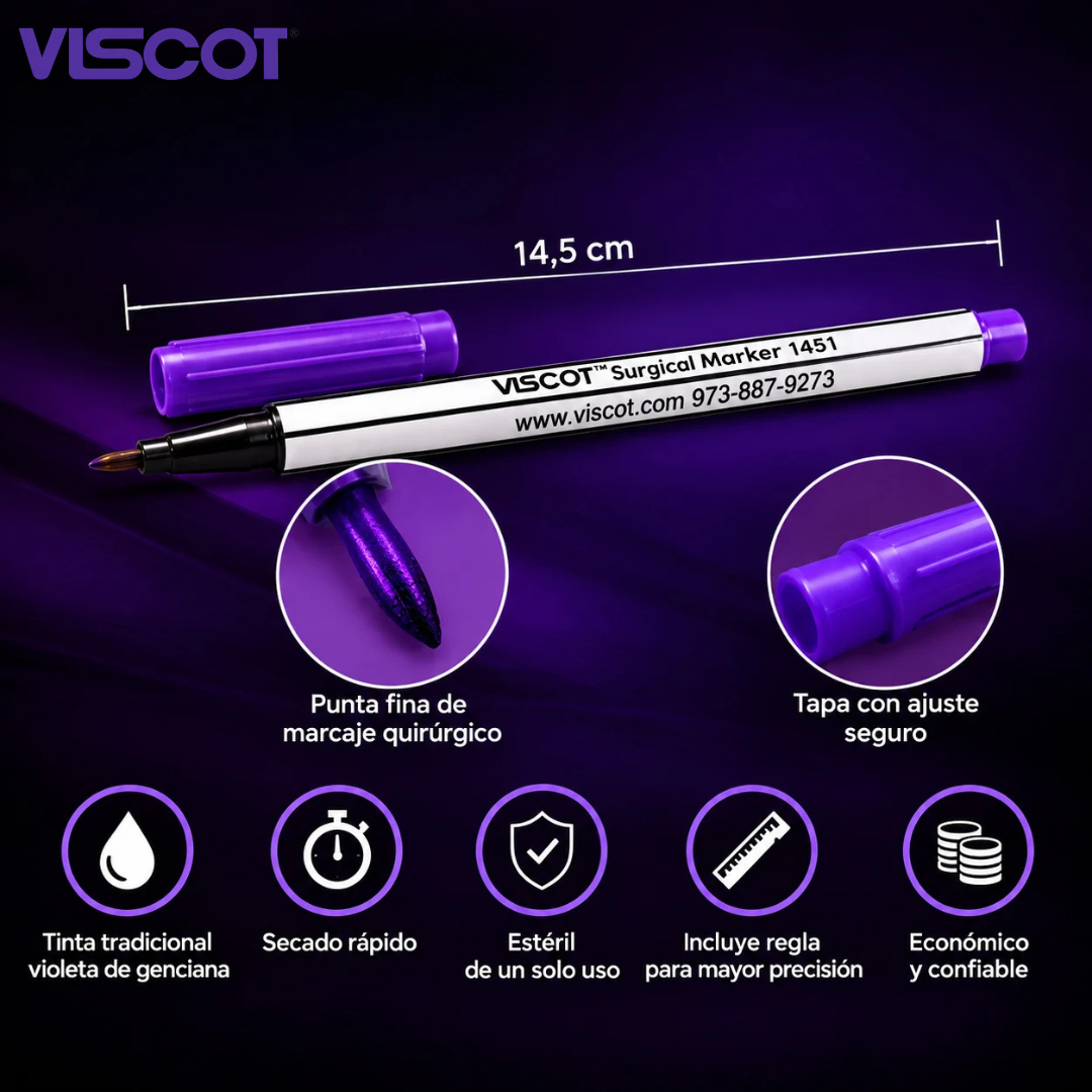 Viscot Sterile Surgical Markers for Skin