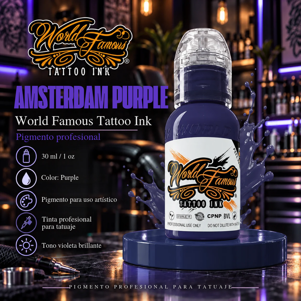 World Famous Ink Amsterdam Purple 1oz