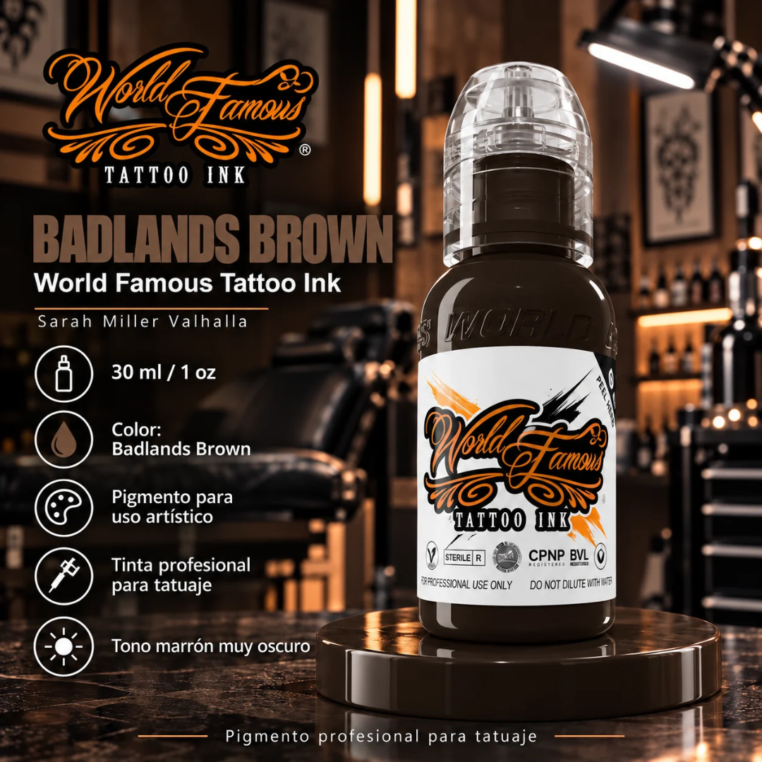 World Famous Ink Badlands Brown 1oz
