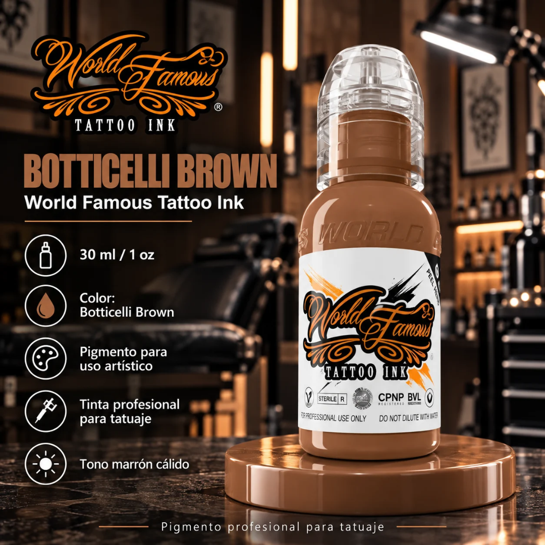 World Famous Ink Botticelli Brown 1oz