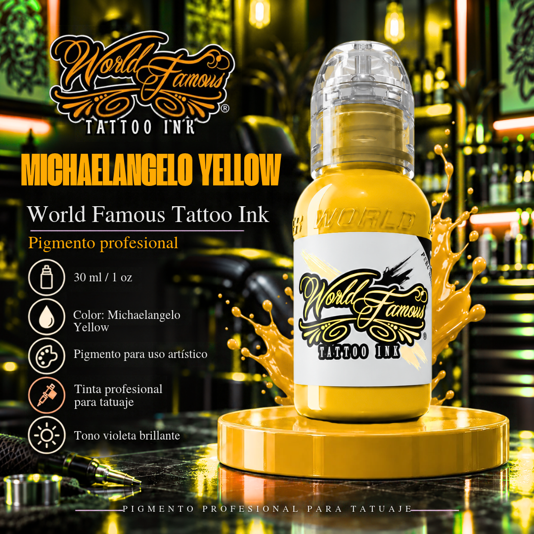 World Famous Ink Canary Yellow 1oz (30 ml)