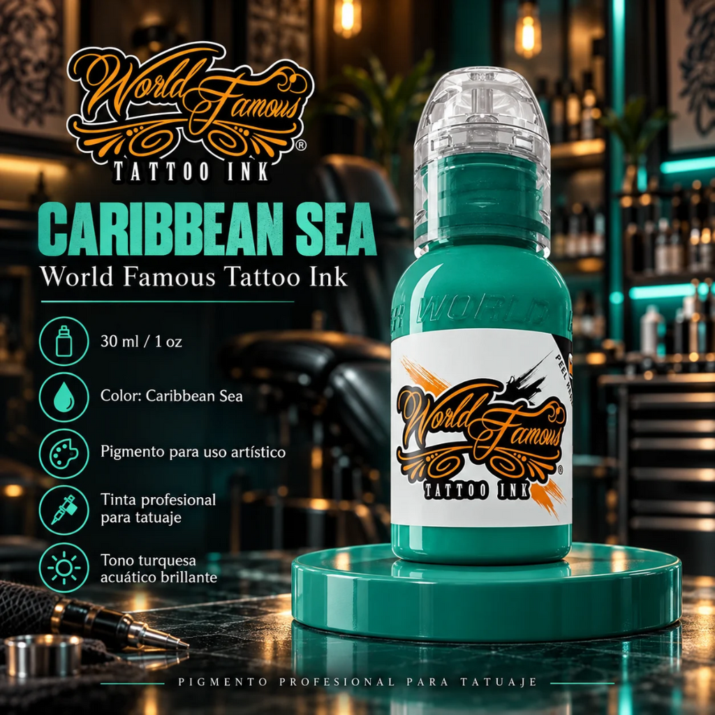 World Famous Ink Caribbean Sea 1oz
