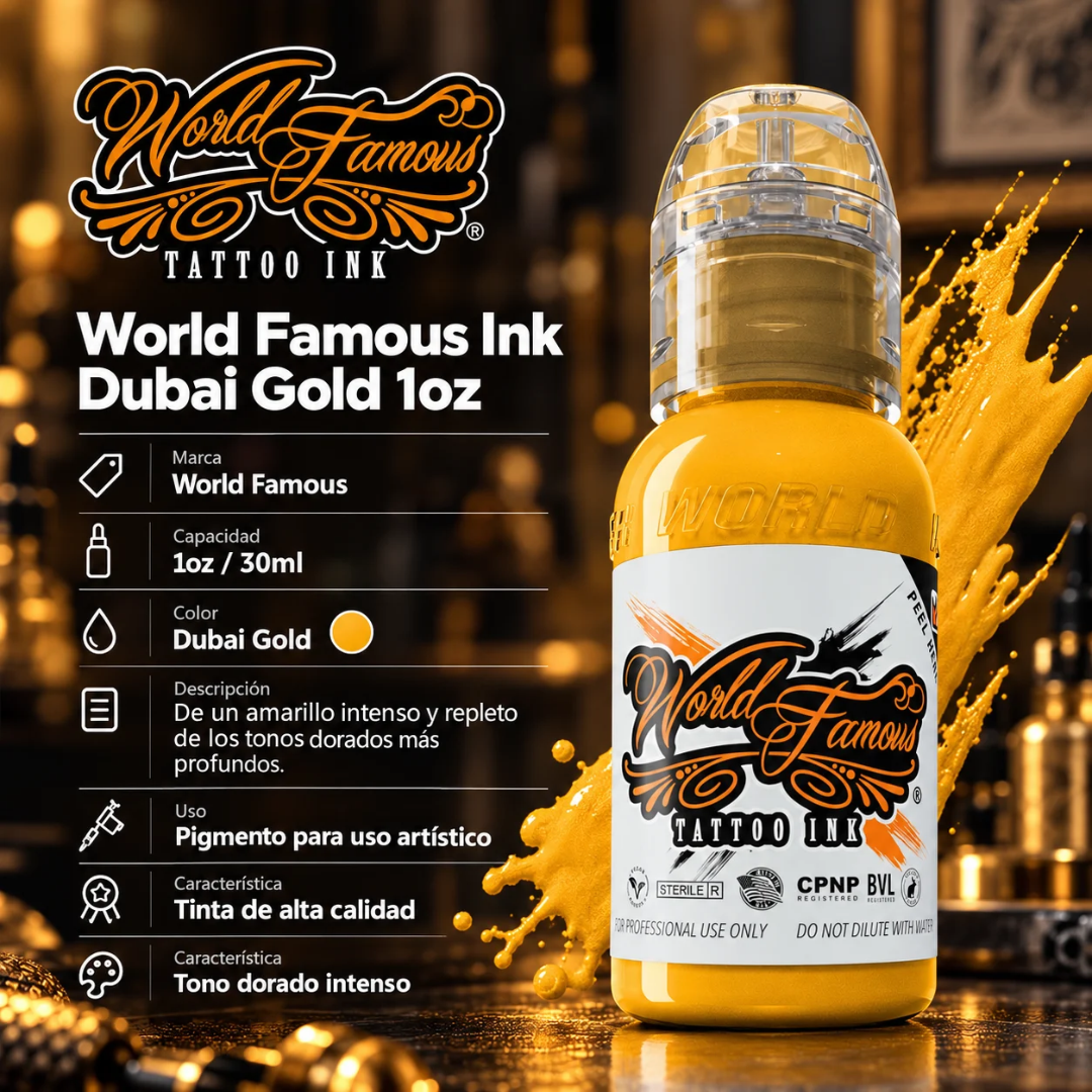 World Famous Ink Dubai Gold 1oz