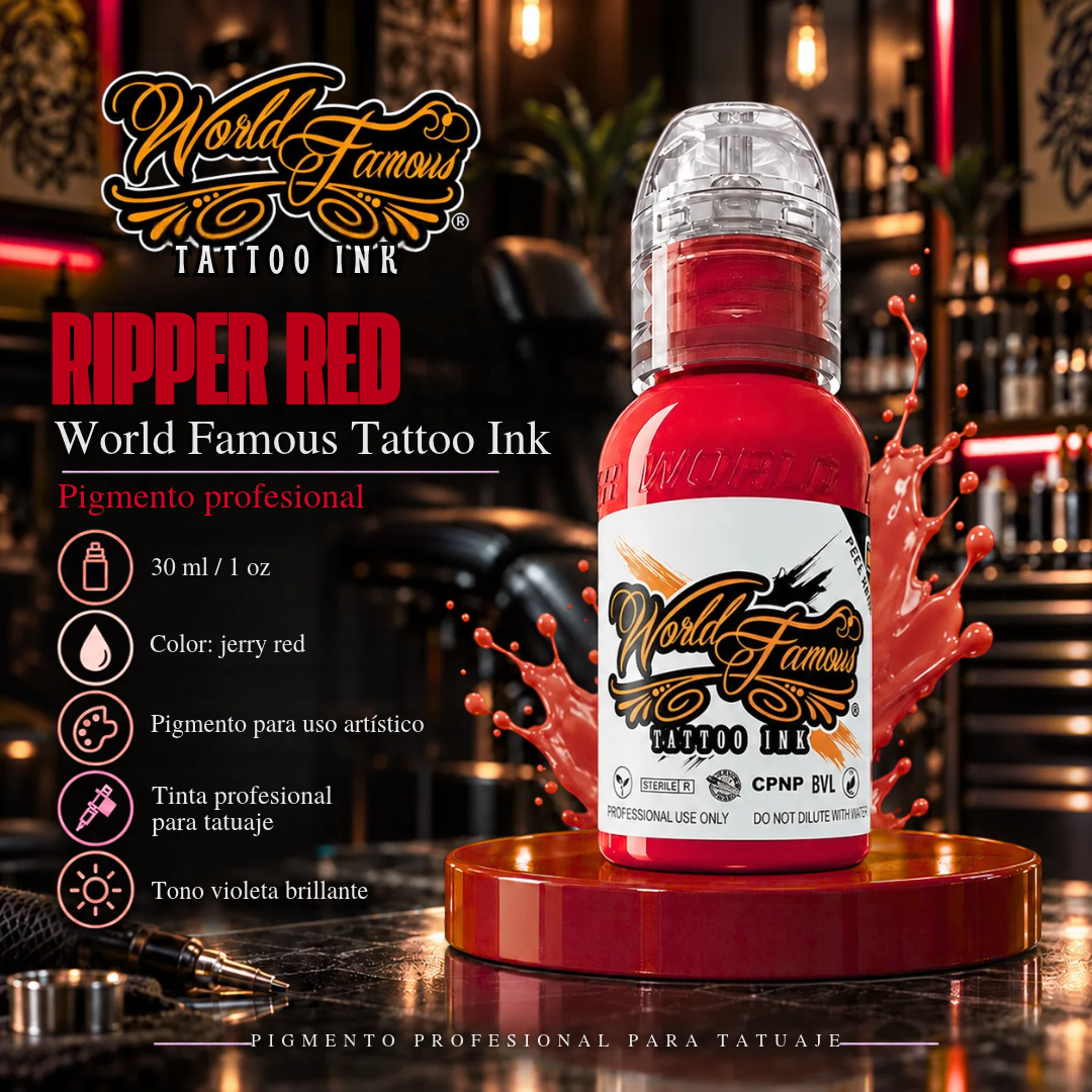 World Famous Ink Jack The Ripper Red 1oz