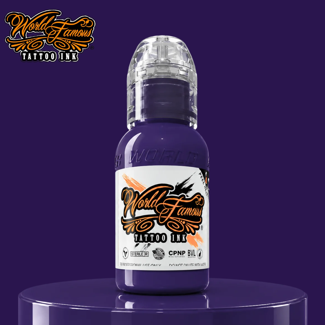 World Famous Ink Jay Freestyle Watercolor Purple 1oz