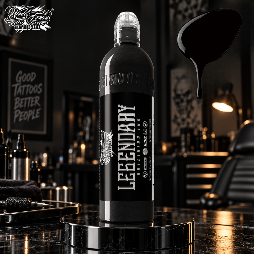 World Famous Ink Legendary Blk Outlining 240ml