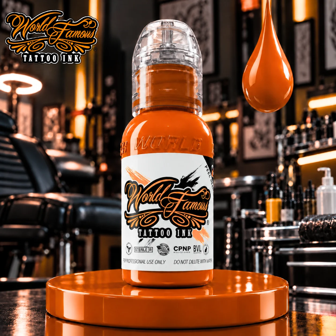 World Famous Ink Mike Asian Color Koi Orange 1oz