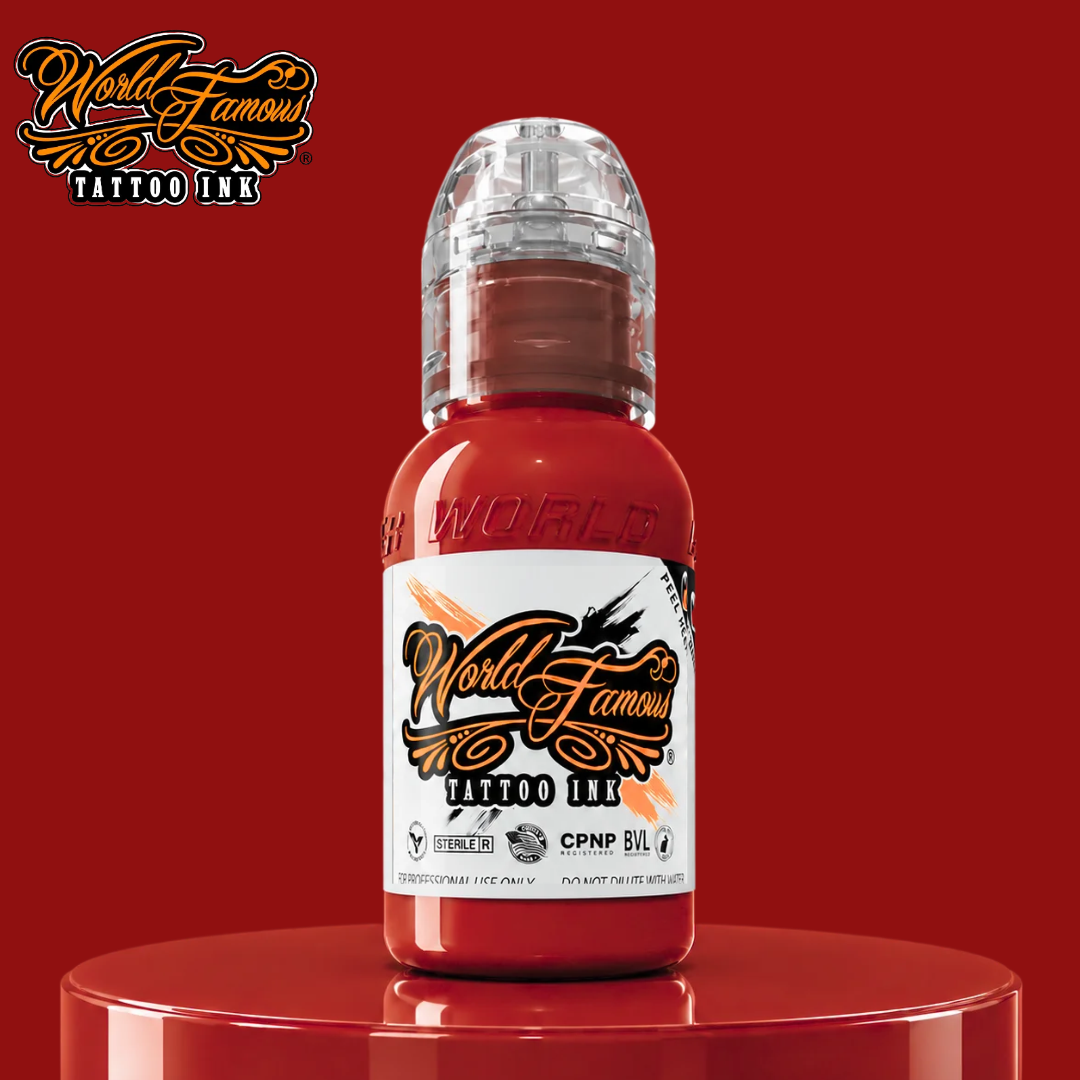 World Famous Ink Mike Asian Color Master Mike Red 1oz