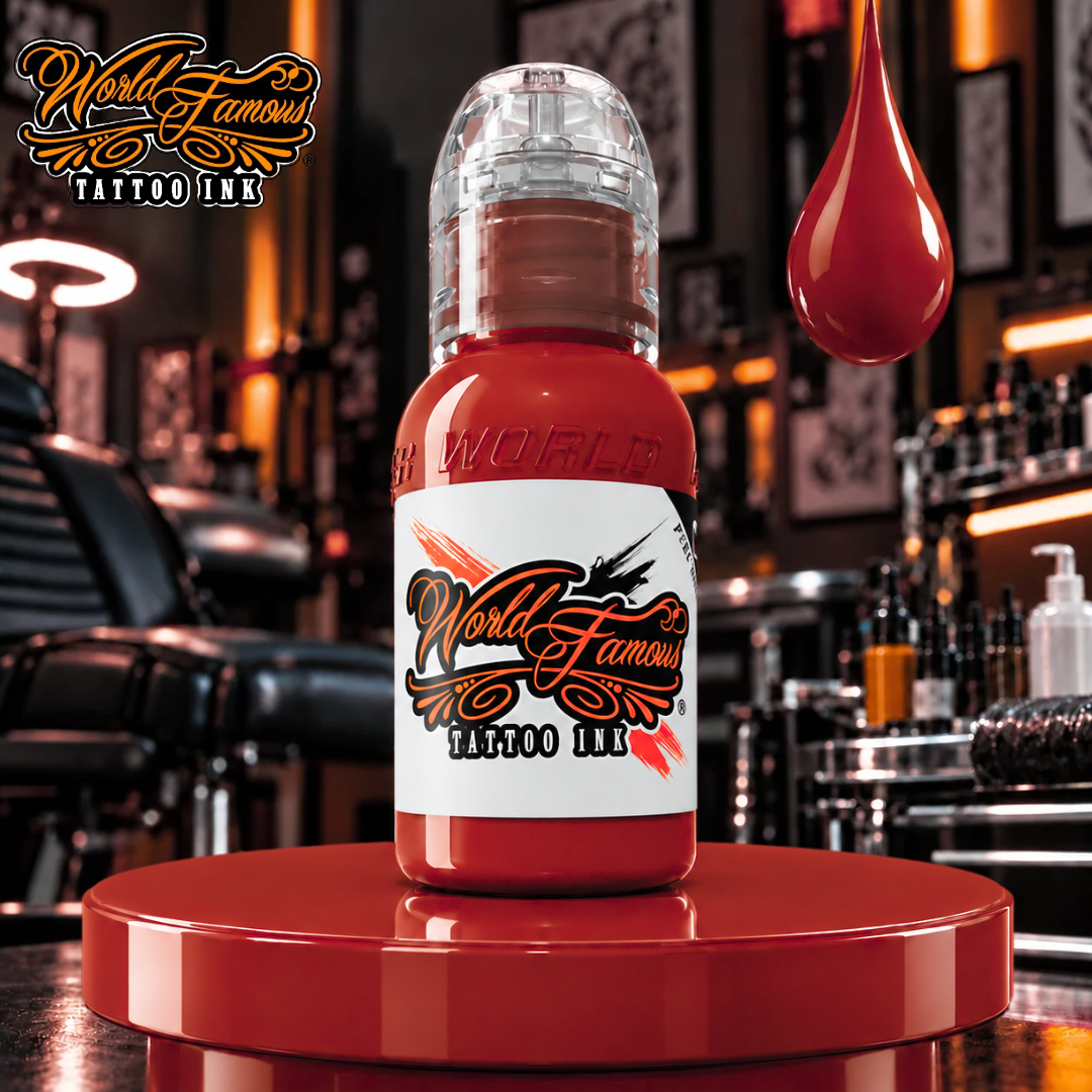 World Famous Ink Mike Asian Color Master Mike Red 1oz