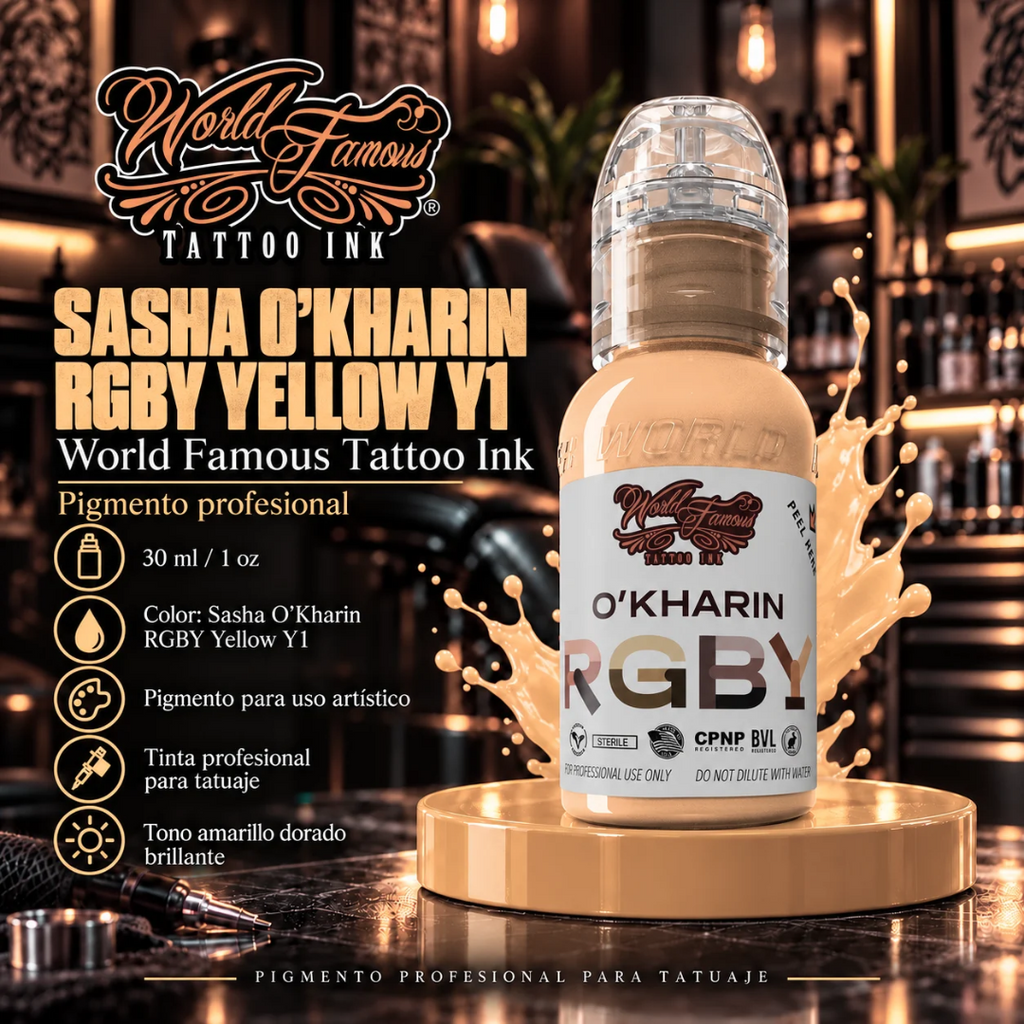 World Famous Ink Sasha O´Kharin RGBY Yellow Y1 1oz