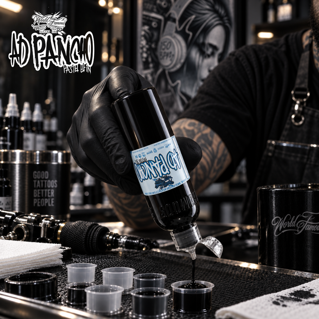 World Famous Ink AD Pancho Pastel Grey #6 120ml