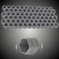 Hive Caps Tipo Colmena Gris 200uds