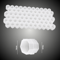 Hive Caps Tipo Colmena Transparentes 200uds