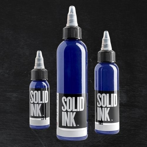 Solid Ink Dark Blue