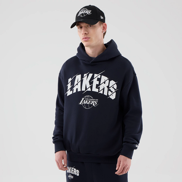 Sudadrea New Era Nba Core Plus Hoodie Loslak Nvy Talla M