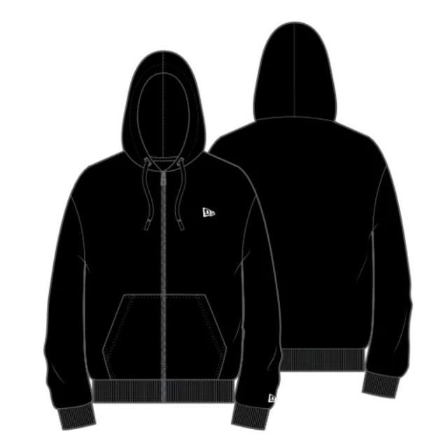 New Era Ne Essentials Fz Hoody Newera  Blk Talla L
