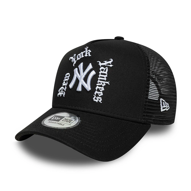 New Era Wordmark Trucker Neyyan  Blk