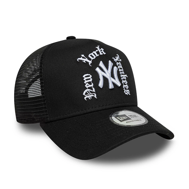 New Era Wordmark Trucker Neyyan  Blk