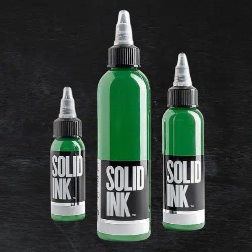 Tinta sólida verde médio