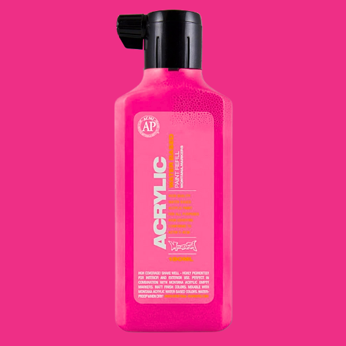 Tinta acrílica à base de água Montana Cans, rosa fluorescente brilhante, 180ml
