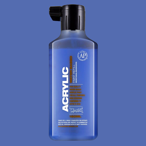 Tinta acrílica à base de água Montana Cans Shock Blue 180ml