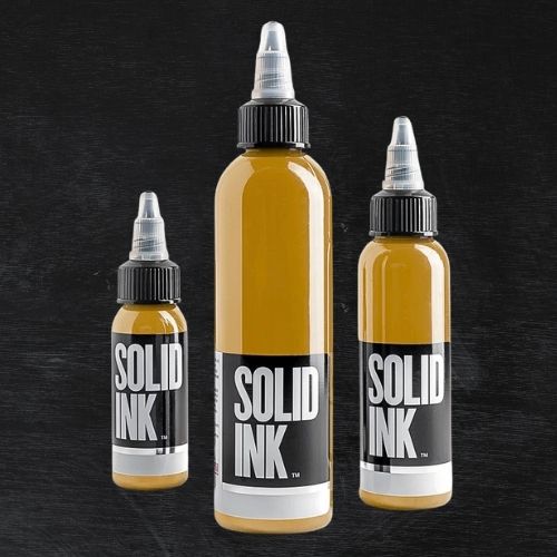 Solid Ink Art Deco Ochre