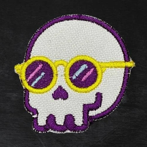 Hink Stylish Skull Patch