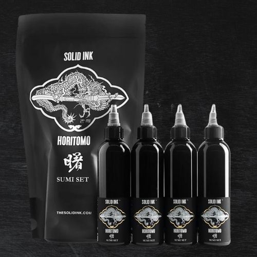 Solid Ink Set Horitomo Sumi 4x4oz